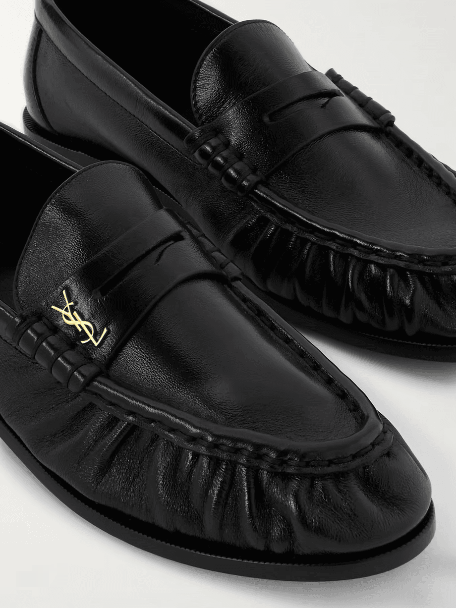 YSL Le Loafer Mules in Leather