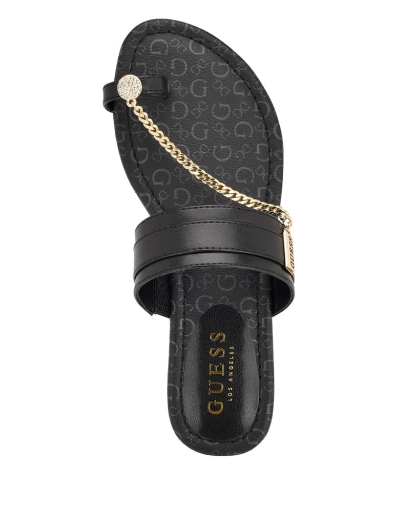 Guess : Locks Chain Slippers