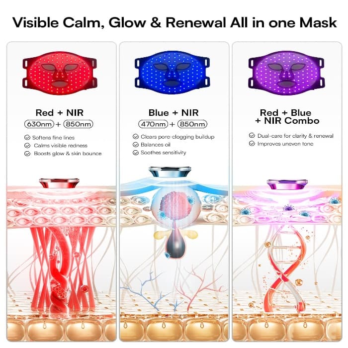 INIA : Red Light Therapy Face Mask