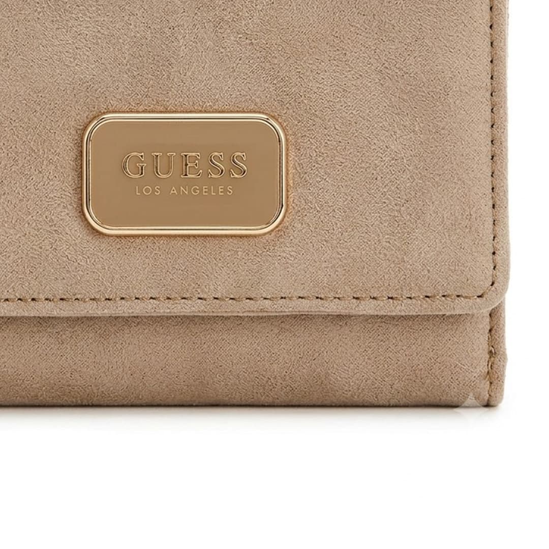 Guess : Nude Suede Wallet