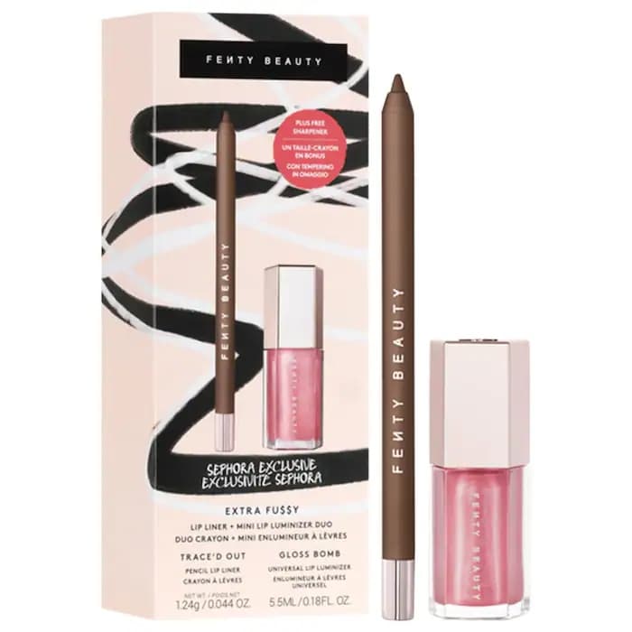 Fenty Beauty : Extra Fu$$y Lip Liner + Mini Lip Luminizer Duo